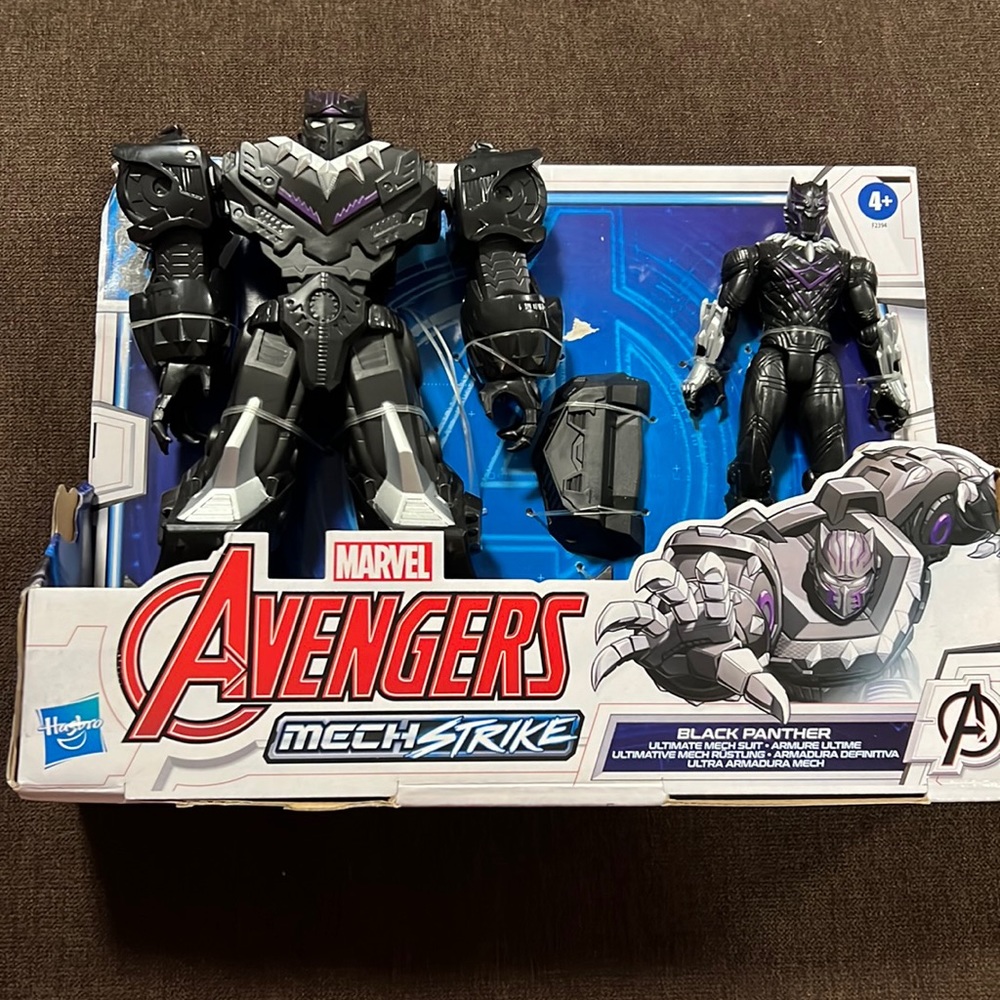 Marvel Avengers Mech Strike Black Panther Action Figure
